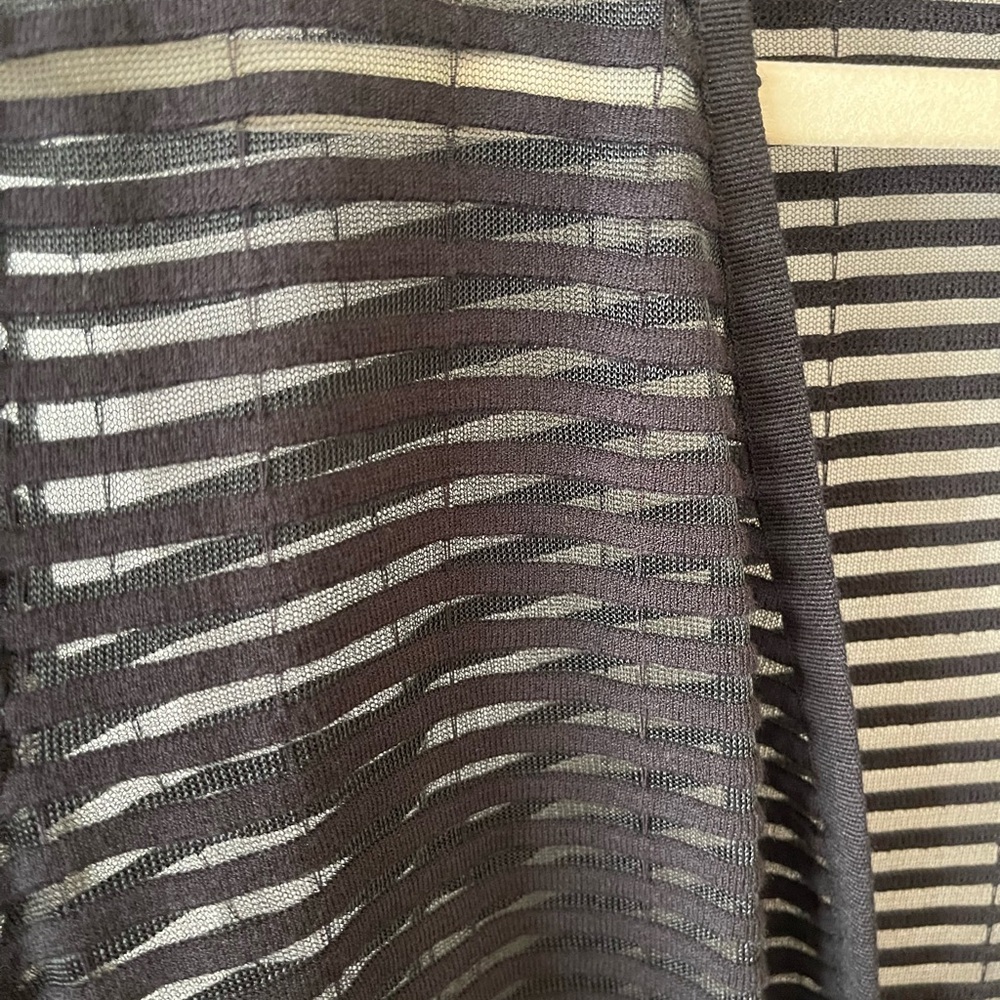Elegant Black Sheer Women's Jacket - Picture 5 of 7